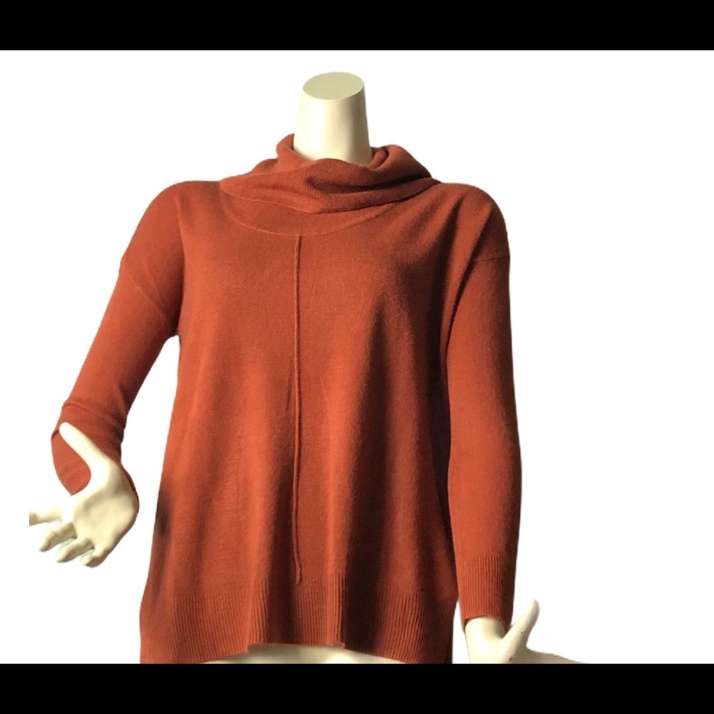 Burnt orange sweater